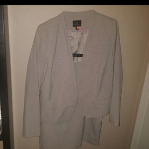 Worthington Tan Skirt Suit Set - size 16